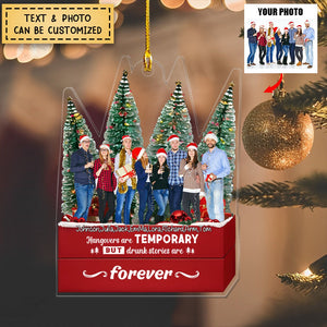 Friends - There is no Greater Gift than Friendship - Personalized Transparent Ornament