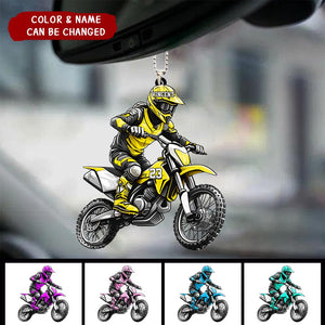 Personalized Acrylic Car Ornament For Motorcycle,Gift For Motorcycle Lover