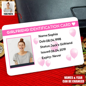 Custom Photo Gifts For Couple Wallet Card