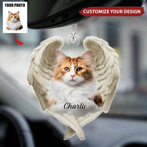 Custom Photo No Greater Companion - Memorial Personalized Car Ornament