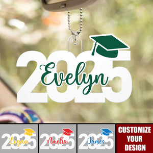 Class Of 2025 Graduation Senior - Personalized Acrylic Car Ornament