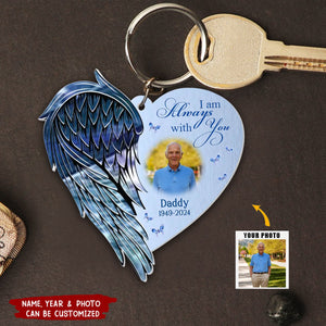 Not A Day Goes By That You Are Not Missed - Personalized Memorial Acrylic Keychain