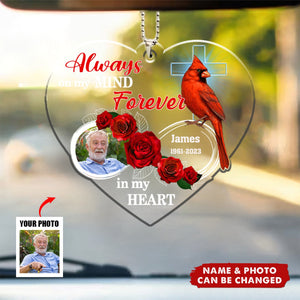 Your Wings Were Ready But My Heart Was Not Upload Photo Personalized Car Ornament