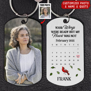 The Moment Your Heart Stopped - Personalized Stainless Steel Keychain
