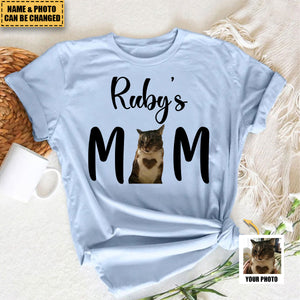 Dog Mom, Cat Mom Upload Image - Gift For Dog Lovers, Personalized T-Shirt