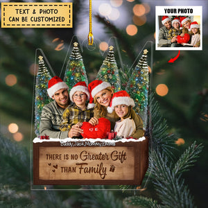 Friends - There is no Greater Gift than Friendship - Personalized Transparent Ornament