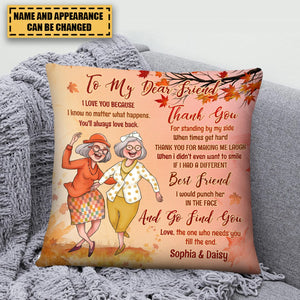 Gift For Senior Friends Pillow