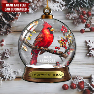 I'm Always With You - Personalized Christmas Acrylic Ornament
