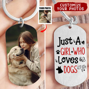 Dog Make Our Live Complete - Gift For Dog Mom Stainless Steel Keychain