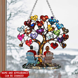 You And Me We Got This - Personalized Couple Window Hanging Suncatcher Ornament