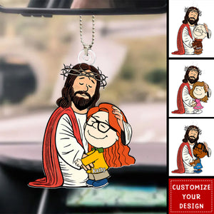 Jesus Love Personalized Acrylic Ornament, Gifts For Christians
