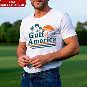 Gulf Of USA America American Flag Gulf Mexico Personalized T-Shirt