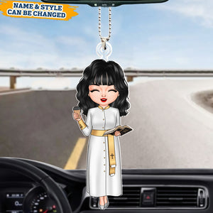 Pastor Ornament - Personalized Custom Car Ornament - For Pastor