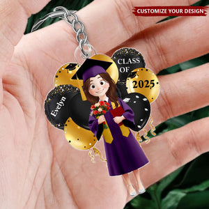 Graduation Celebration - Personalized Acrylic Keychain