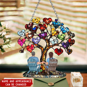 You And Me We Got This - Personalized Couple Window Hanging Suncatcher Ornament