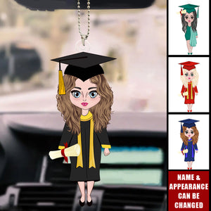 Graduation Girls - Personalized Acrylic Ornament - Graduation Gifts