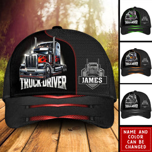 Born To Truck Personalized Name Classic Cap For Truck Driver