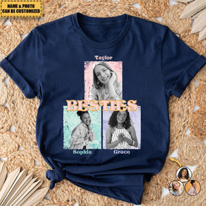 Vintage 90s Besties - Personalized Photo T-Shirt