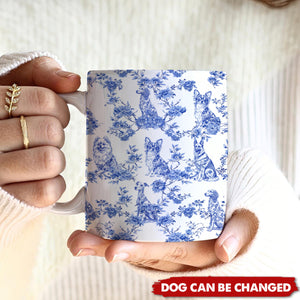 Dog Mom - Toile De Jouy Version - Personalized Mug