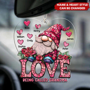 Love Being Called Grandma Personalized Grandma Acrylic Ornament - Gift Idea For Nana