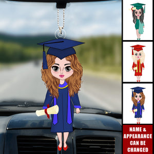 Graduation Girls - Personalized Acrylic Ornament - Graduation Gifts