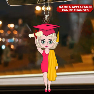 Graduation Girls - Personalized Acrylic Ornament - Graduation Gifts