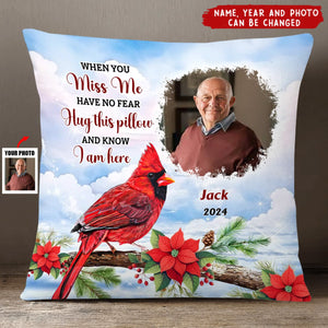 Personalized Memorial Gift For Loss Of Love One Hug This Pillow