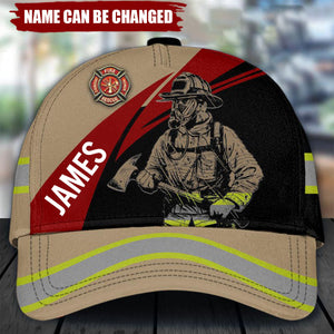 Customize Name Firefighter Classic Cap