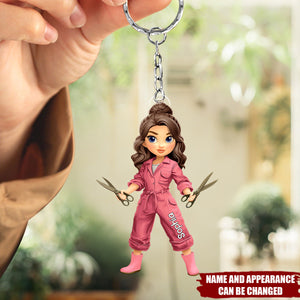 Crazy Plant Lady - Personalized Acrylic Keychain