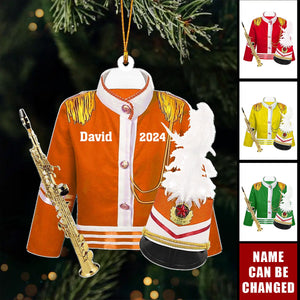 Personalized Marching Band Uniform Ornament- Christmas Band Ornament