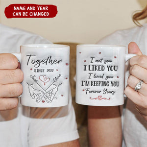 You're My Queen - Couple Personalized 3D Inflated Effect Printed Mug - Gift For Husband Wife, Anniversary
