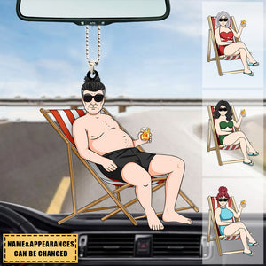 Summer Beach Chairs For Swimwear Men Or Women - Personalized Ornament