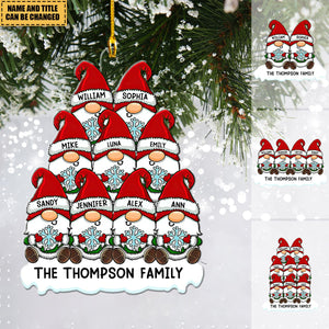 Dwarf Family - Personalized Acrylic Ornament