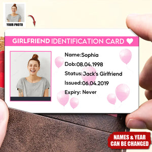 Custom Photo Gifts For Couple Wallet Card