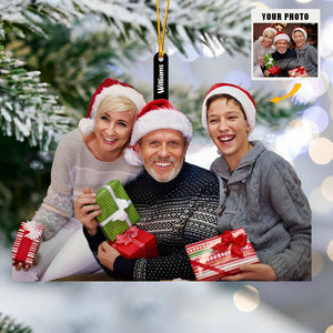Gift For Grandparents - Personalized Acrylic Photo Ornament