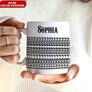 Funny Hidden Secret Swear Message Bold Office Personalized Mug