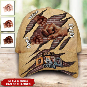 Personalized Gift For Dad Best Dad Ever Cap