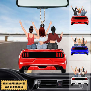 Sport Car Girl - Personalized Ornament