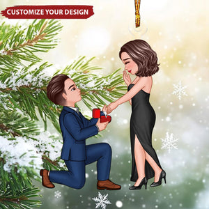 Special Moment Couple - Personalized Acrylic Ornament
