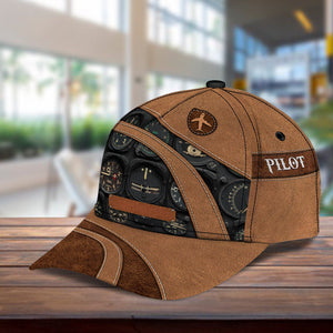 Personalized Pilot Classic Cap, Gift for Pilot