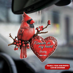 Forever In My Heart - Personalized Memorial Acrylic Ornament