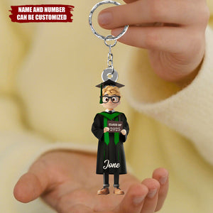 Happy Graduation My Friends - Personalized Custom Acrylic Keychain