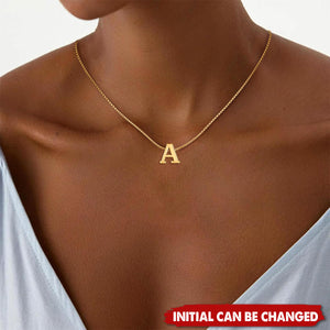 Trendy Dainty Letter Pendant Personalized Initial Necklace