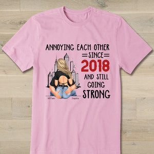 Annoying Each Other - Personalized Matching Couple Shirts