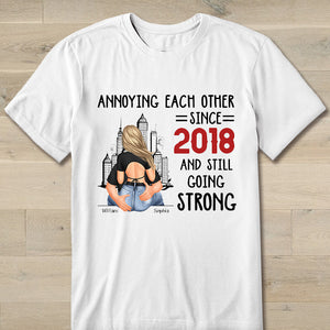 Annoying Each Other - Personalized Matching Couple Shirts