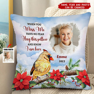 Personalized Memorial Gift For Loss Of Love One Hug This Pillow