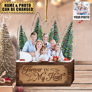 Transparent Ornament - Although you cannot see me I am always with you - Custom from Photo