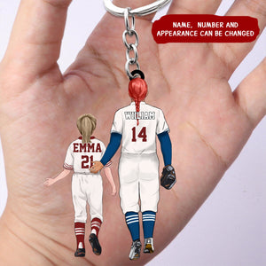 Personalized To My Son Acrylic Keychain - Gift Idea For Son/Father's Day