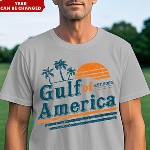 Gulf Of USA America American Flag Gulf Mexico Personalized T-Shirt