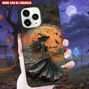 Beautiful Witch - Personalized Phone Case, Gift For Halloween